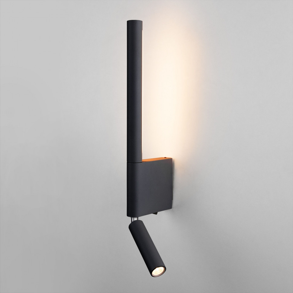 Настенный светодиодный светильник Sarca LED 40111/LED черный фото 1 &mdash; Multielectrika