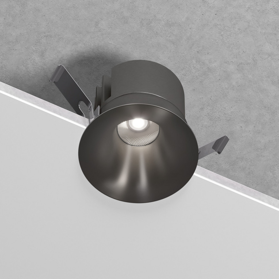 Светильник встраиваемый светодиодный Bliss 15W 4000K черный 25070/LED фото 1 — Multielectrika