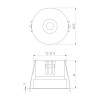 Светильник встраиваемый светодиодный Bliss 15W 4000K черный 25070/LED фото 49 &mdash; Multielectrika