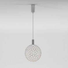 Подвесной светодиодный светильник с металлическим плафоном 90353/1 хром &mdash; Multielectrika