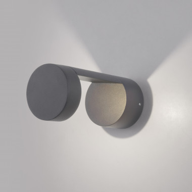 Уличный настенный светодиодный светильник Nimbus IP54 1540 TECHNO LED серый — Multielectrika