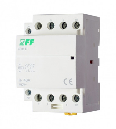 Контактор модульный (Ампер-40 / Волт-230 АС / Контакт-3NO+1NC) ST40-31 — Multielectrika