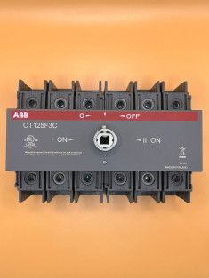 Рубильник реверсивный ABB трехполюсный без рукоятки OT125F3C 1SCA105037R1001 &mdash; Multielectrika