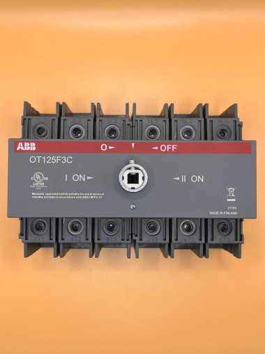 Рубильник реверсивный ABB трехполюсный без рукоятки OT125F3C 1SCA105037R1001 — Multielectrika
