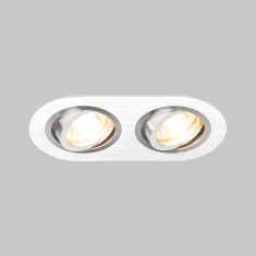 Алюминиевый точечный светильник 1061/2 MR16 WH белый &mdash; Multielectrika