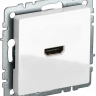 Розетка HDMI IEK Brite РHDMI-0-БрБ белая