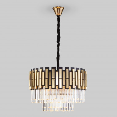 Умный подвесной светильник 337/8 золото / черный — Multielectrika