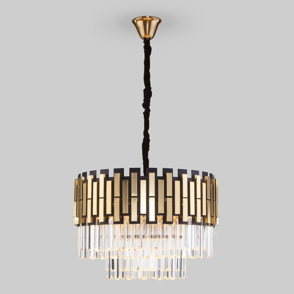 Умный подвесной светильник 337/8 золото / черный фото 1 — Multielectrika