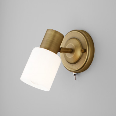 Настенный светильник с поворотным плафоном 20089/1 бронза — Multielectrika