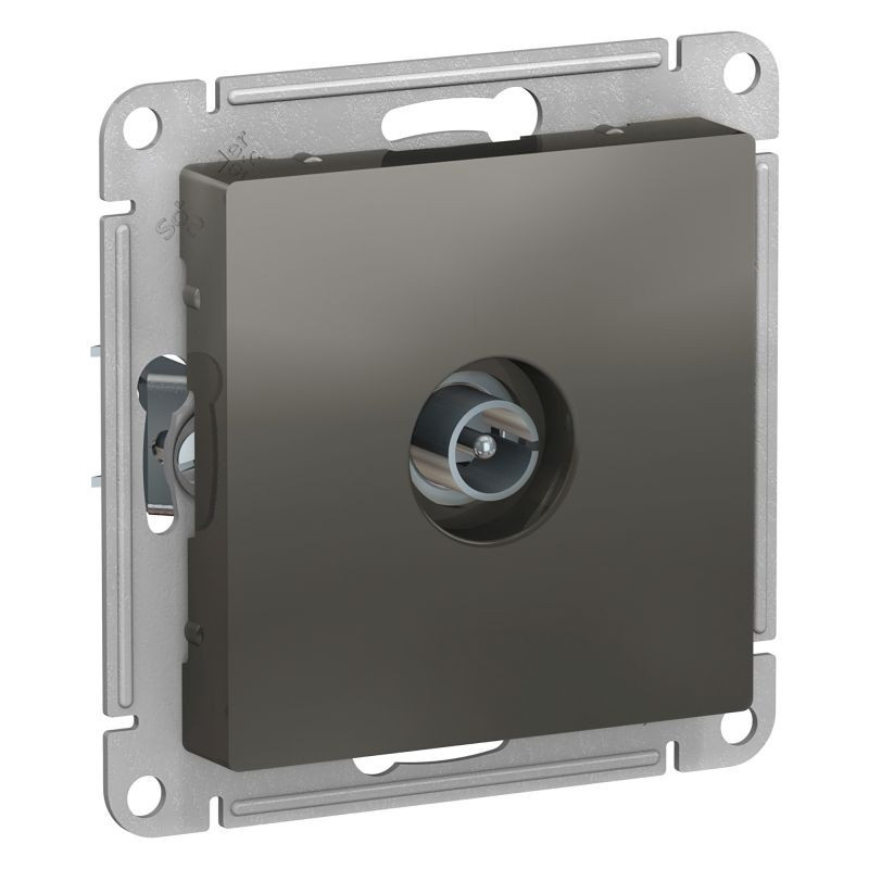 Розетка TV Schneider Electric Atlas Design сталь фото 1 — Multielectrika