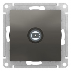 Розетка TV Schneider Electric Atlas Design сталь &mdash; Multielectrika