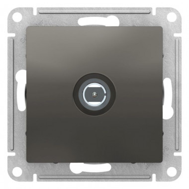 Розетка TV Schneider Electric Atlas Design сталь — Multielectrika