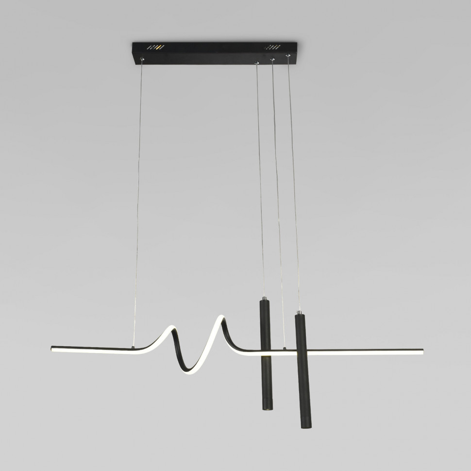 Подвесной светильник 90267/2 черный фото 1 &mdash; Multielectrika