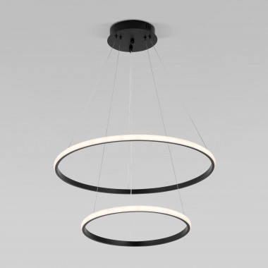 Подвесной светодиодный светильник с пультом управления 90264/2 черный — Multielectrika