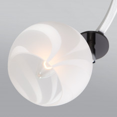 Люстра с плафонами 9643/6 серебро / белый &mdash; Multielectrika