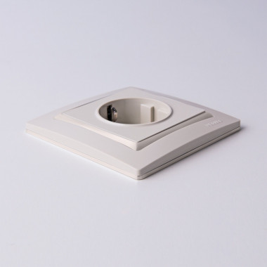 Рамка из поликарбоната на 1 пост Snabb Basic слоновая кость W0012003 &mdash; Multielectrika