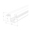 Slim Magnetic Шинопровод встраиваемый с местом под светодиодную ленту чёрный (2м) 85132/00 85132/00 фото 20 &mdash; Multielectrika