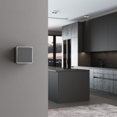 Выключатель одноклавишный проходной Gallant графит рифленый W5012004 &mdash; Multielectrika