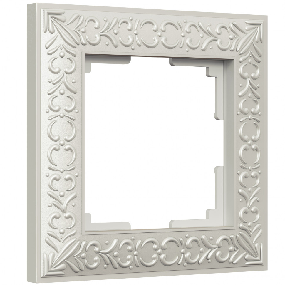 Рамка на 1 пост (жемчужный) WL07-Frame-01 фото 1 — Multielectrika