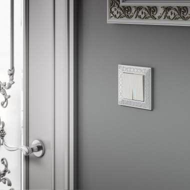 Рамка на 1 пост (жемчужный) WL07-Frame-01 — Multielectrika