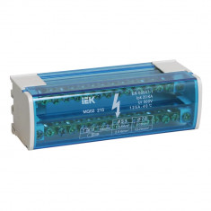 Шины на DIN-рейку в корпусе (кросс-модуль) ИЭК ШНК 2х15 L+PEN  &mdash; Multielectrika