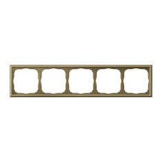 Рамка на 5 поста Systeme Electric ArtGallery золото &mdash; Multielectrika
