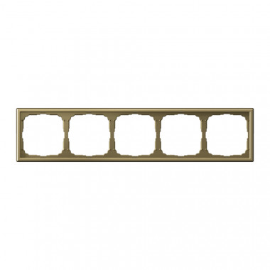 Рамка на 5 поста Systeme Electric ArtGallery золото — Multielectrika