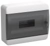 Корпус пластиковый IEK TEKFOR ЩРН-П-12 IP41 черная прозрачная дверь фото 2 — Multielectrika