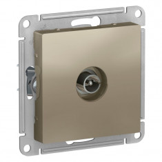 Розетка TV Schneider Electric Atlas Design шампань &mdash; Multielectrika