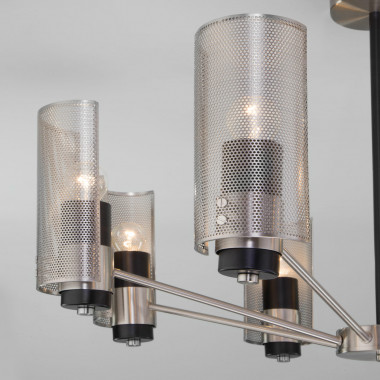 Люстра в стиле лофт 70139/8 никель — Multielectrika