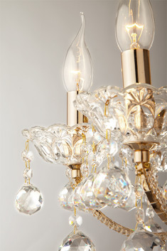 Люстра с хрусталем 10044/8 золото &mdash; Multielectrika