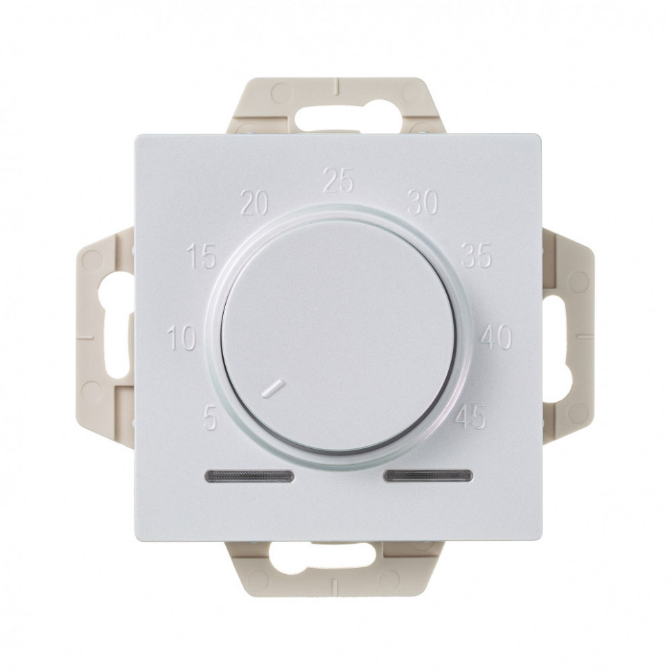 Термостат для теплого пола Systeme Electric AtlasDesign 10A, жемчуг фото 1 — Multielectrika