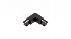 CN-3F-L-R-BL Коннектор для трековых систем, правый, черный &mdash; Multielectrika