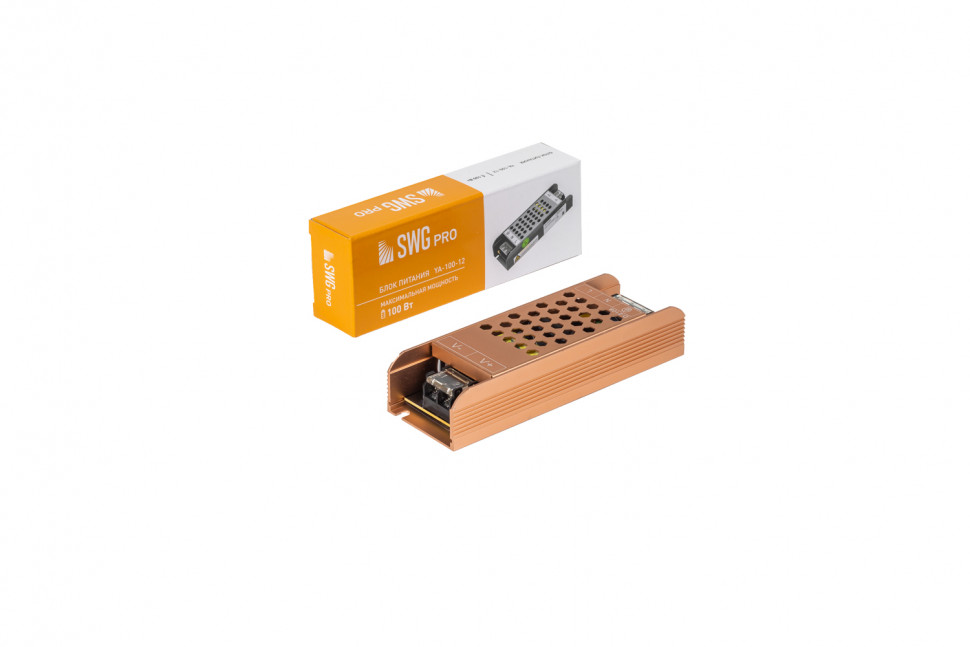 Блок питания для светодиодной ленты SWG PRO YA-100-12 фото 1 — Multielectrika