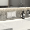 Рамка из стекла на 2 поста Senso белый soft-touch W0023101 фото 2 &mdash; Multielectrika