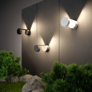 Уличный настенный светодиодный светильник Nimbus IP54 1540 TECHNO LED белый — Multielectrika