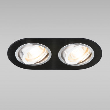 Алюминиевый точечный светильник 1061/2 MR16 BK черный — Multielectrika