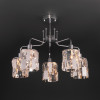Потолочная люстра с хрусталем 10101/5 хром/прозрачный хрусталь Strotskis фото 3 — Multielectrika