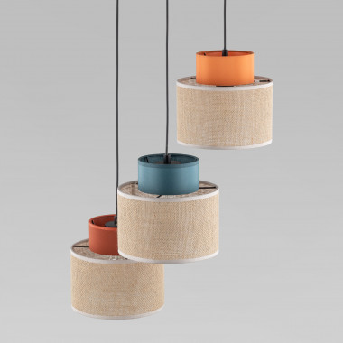 Подвесной светильник с тканевыми абажурами 2759 Duo — Multielectrika