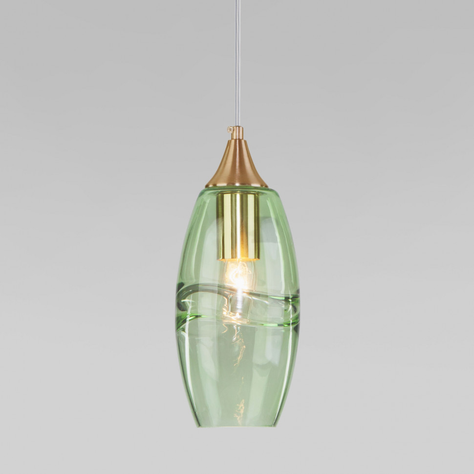 Подвесной светильник 50222/1 зеленый фото 1 — Multielectrika