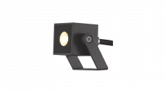 FL-1801-1-GR-WW, светильник грунтовый, IP65, серый, 1Вт, 3000К, 12-24В &mdash; Multielectrika