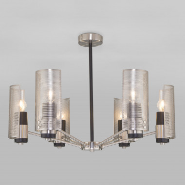 Потолочная люстра в стиле лофт 70139/6 никель — Multielectrika