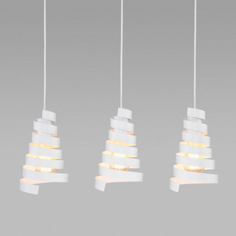 Подвесной светильник в стиле лофт 50058/3 белый фото 1 &mdash; Multielectrika