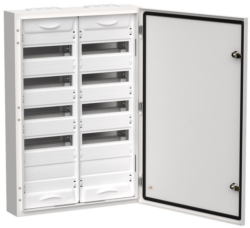 Корпус металлический IEK TITAN 5 ЩРн-120 (2х60) 835х570х140мм IP54 белый (одна дверь) фото 1 — Multielectrika