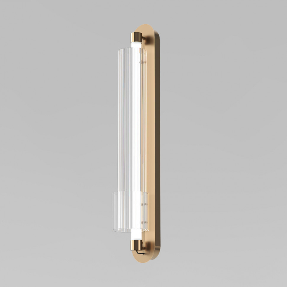 Настенный светодиодный светильник с регулировкой цветовой температуры 2700/3000/4200 К 303071 LED латунь фото 1 — Multielectrika