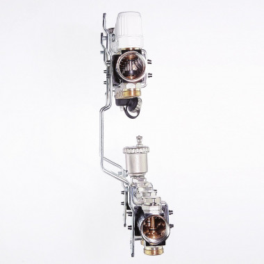 Коллекторная группа в сборе 1"х3/4" евроконус 4 вых. Valtec (594) &mdash; Multielectrika