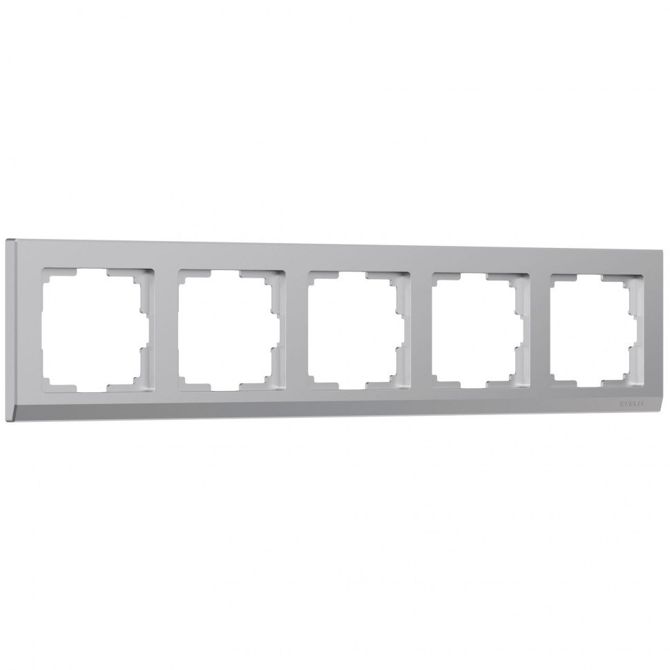 Рамка из поликарбоната на 5 постов Stark серебряный W0051806 фото 1 &mdash; Multielectrika
