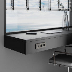 Розетка Ethernet RJ-45 (графит акрил) W1181044 &mdash; Multielectrika