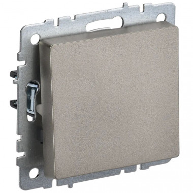 Выключатель одноклавишный самовозвратный 10А IEK Brite ВС10-1-4-БрШ шампань — Multielectrika