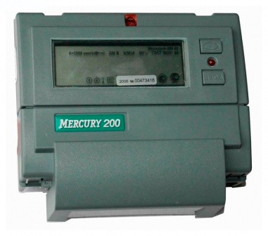 Счетчик электроэнергии Меркурий 200.02 фото 1 — Multielectrika
